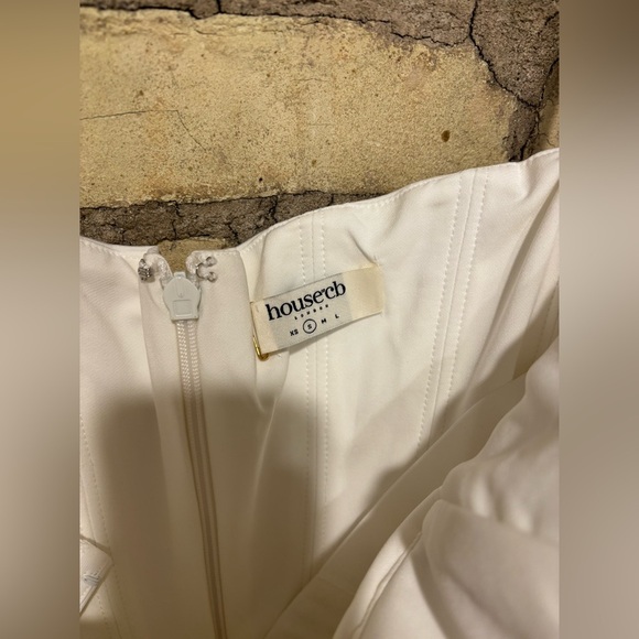 House of CB White Strapless Midi Dress - Picture 7 of 9